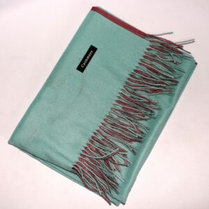 cashmere reversible shawl