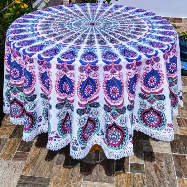 Cotton Round Tablecloth (CRT8)