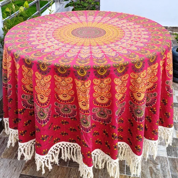 Cotton Round Tablecloth (CRT5)