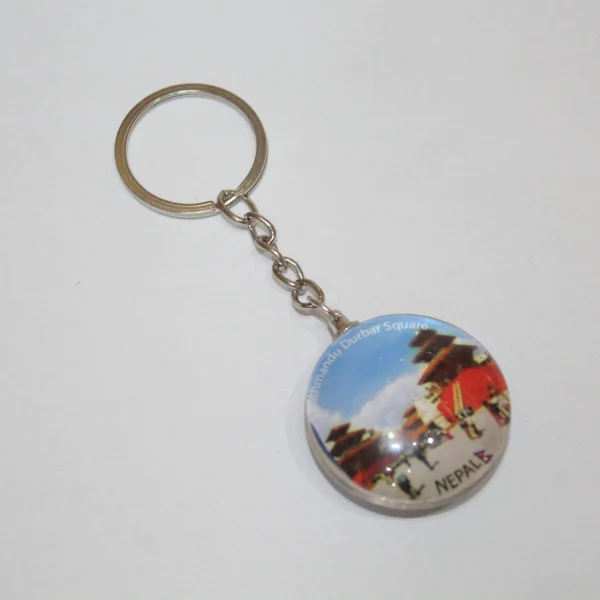 Double Side Glass Keyring (DSGK13)