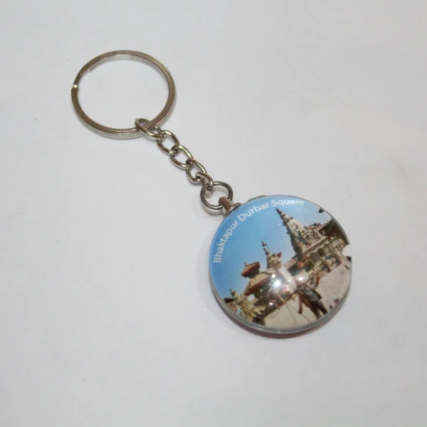 Double Side Glass Keyring (DSGK12)