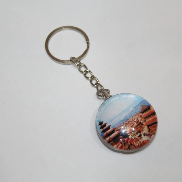 Double Side Glass Keyring (DSGK11)