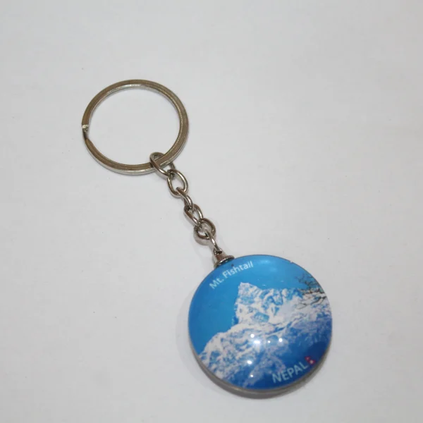 Double Side Glass Keyring (DSGK10)
