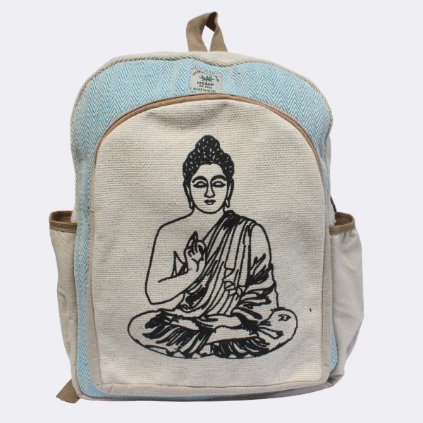Buddha Printed Hemp Bag
