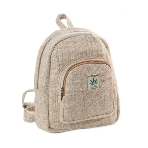 Natural Small Hemp Backpack