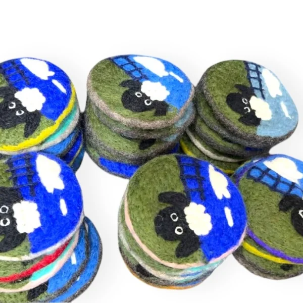 sheep felt coasters wholesale nepal