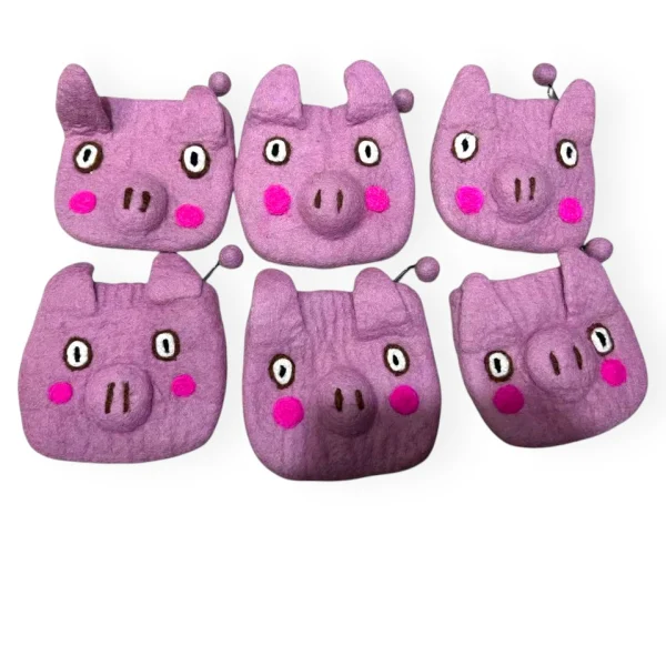 felt pig purse wholesale nepal