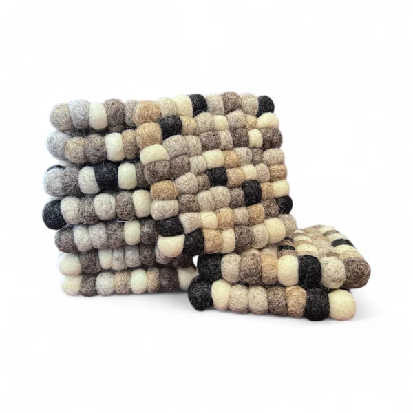 Square Felt Ball Coasters (FC4)