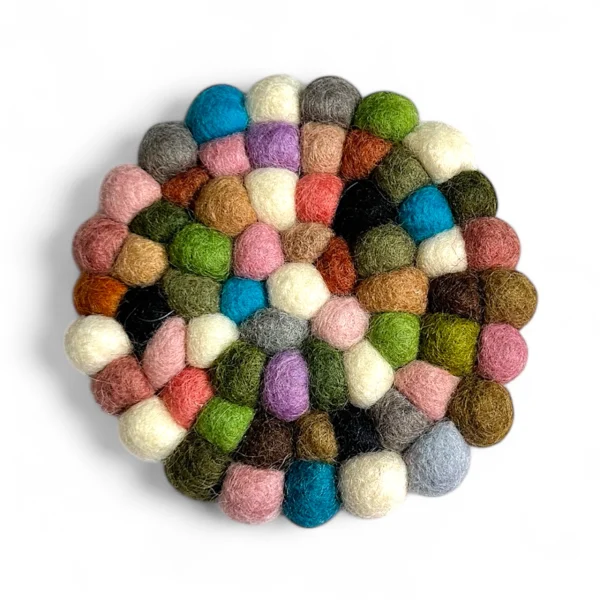 Round Felt Ball Coasters (FC10)